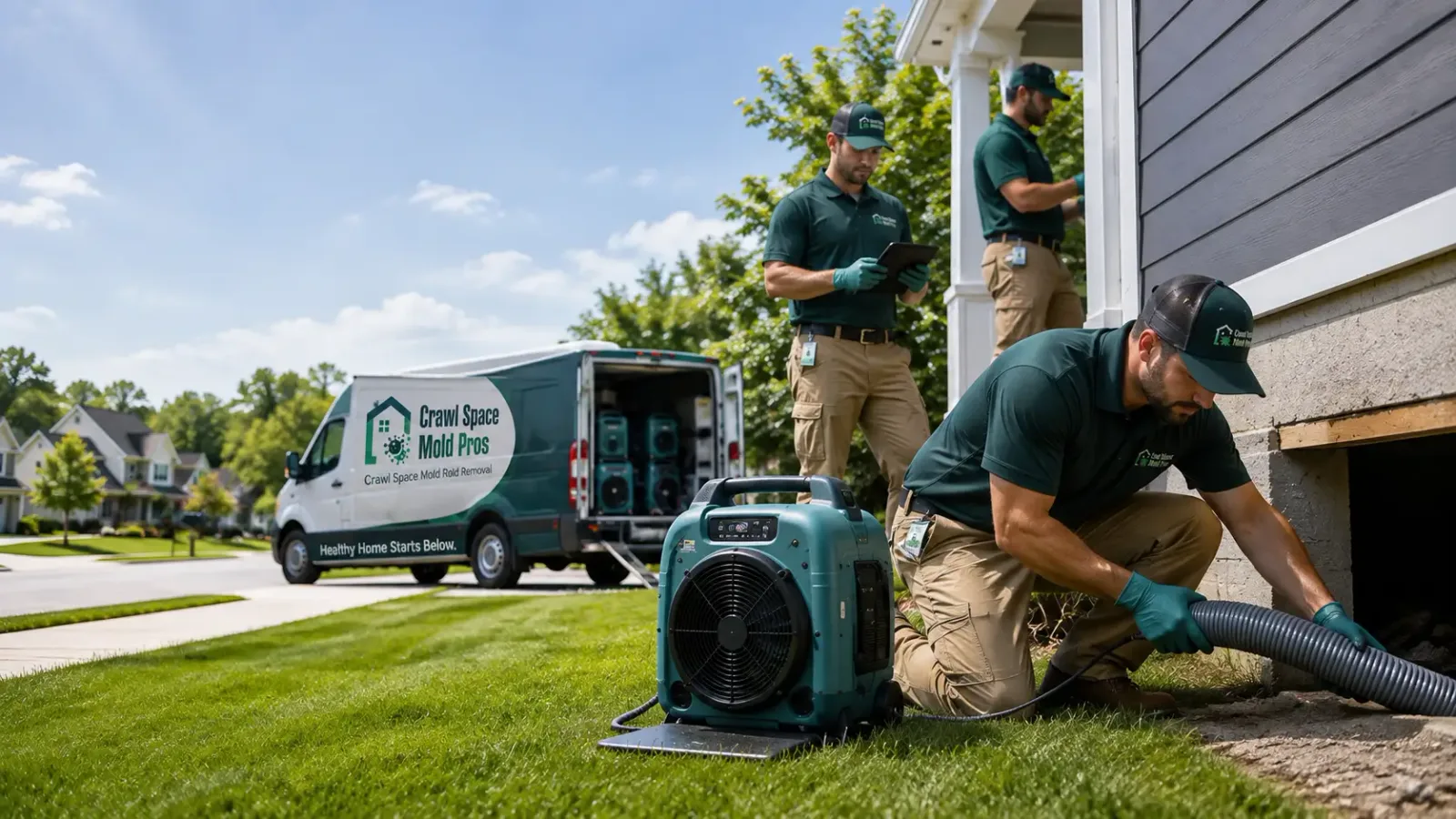 Crawl Space Mold Removal in Leonia, NJ